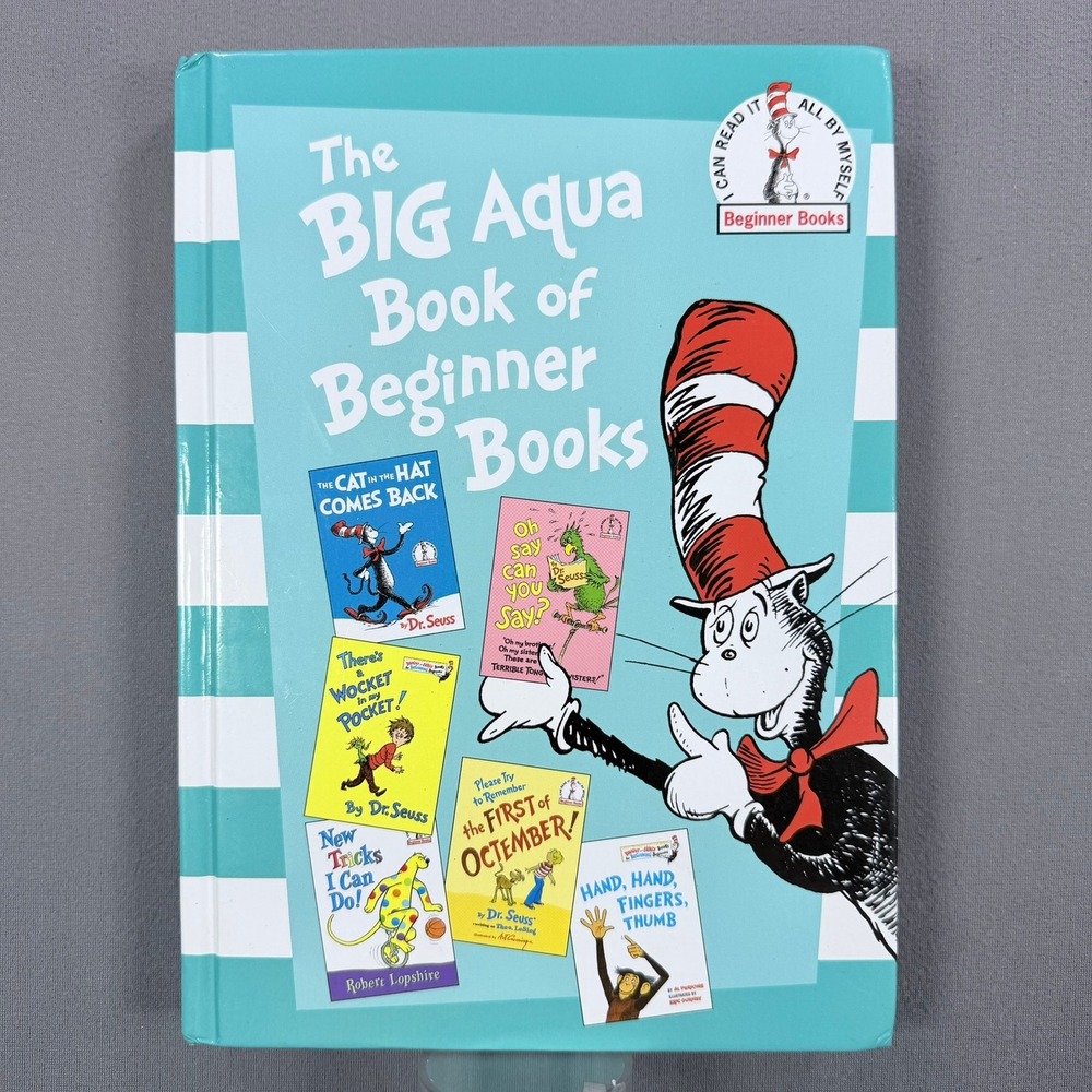 Dr. Seuss First Ed The Big Aqua Book of Beginner Books Hardcover 2017 Childrens